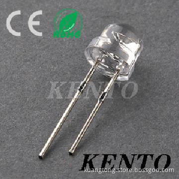 red short feet 4.8mm strawhat led diode